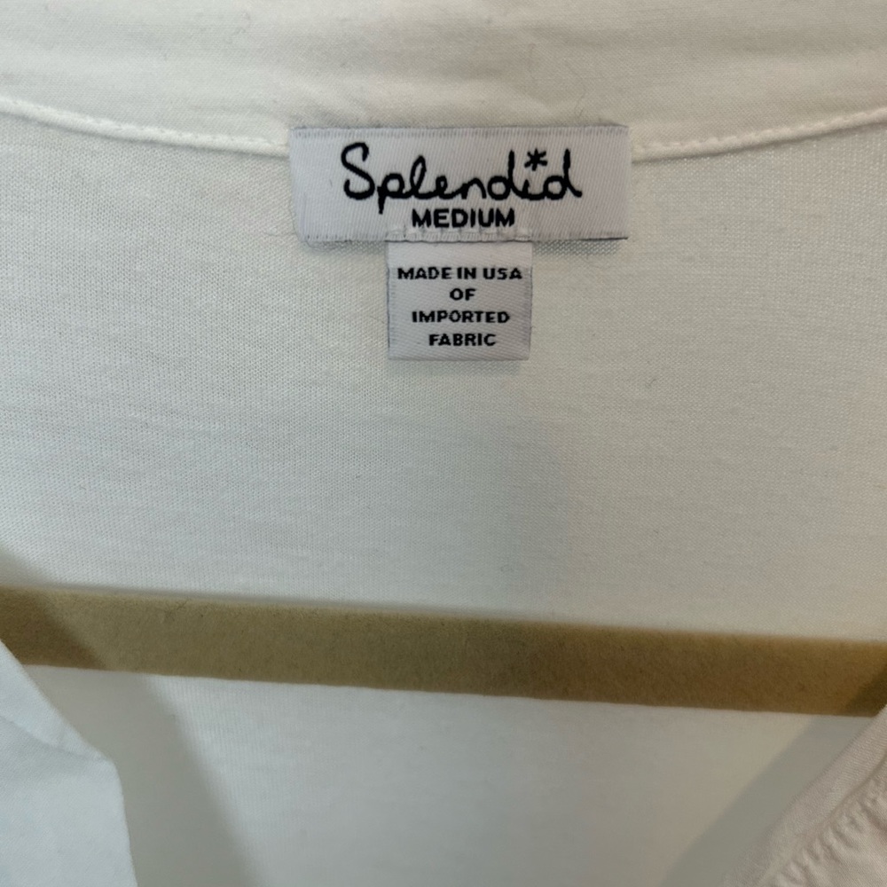 Splendid White Button Down Top - image 8